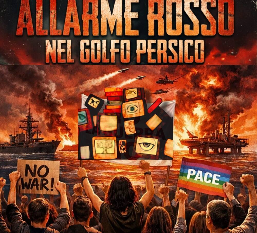 Cover ufficiale di Allarme Rosso nel Golfo Persico dei Fiori del Male