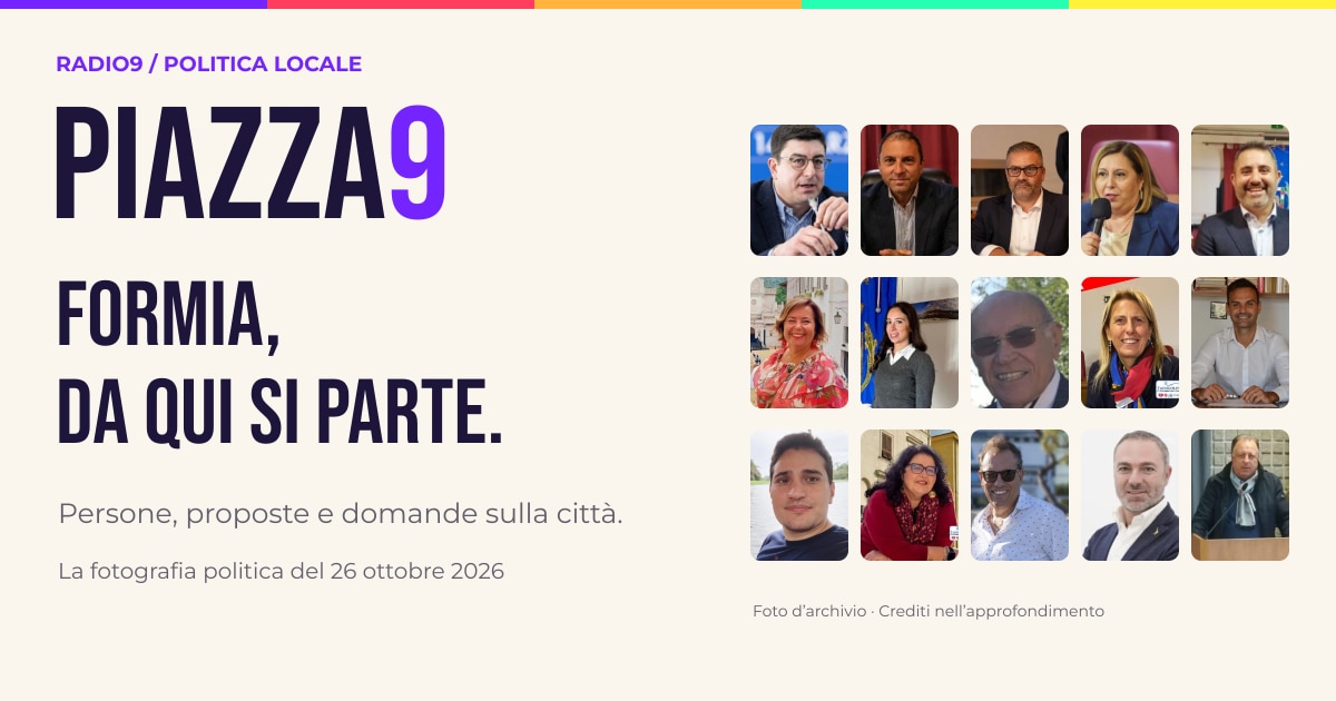 Formia verso il voto 2027: la situazione di oggi